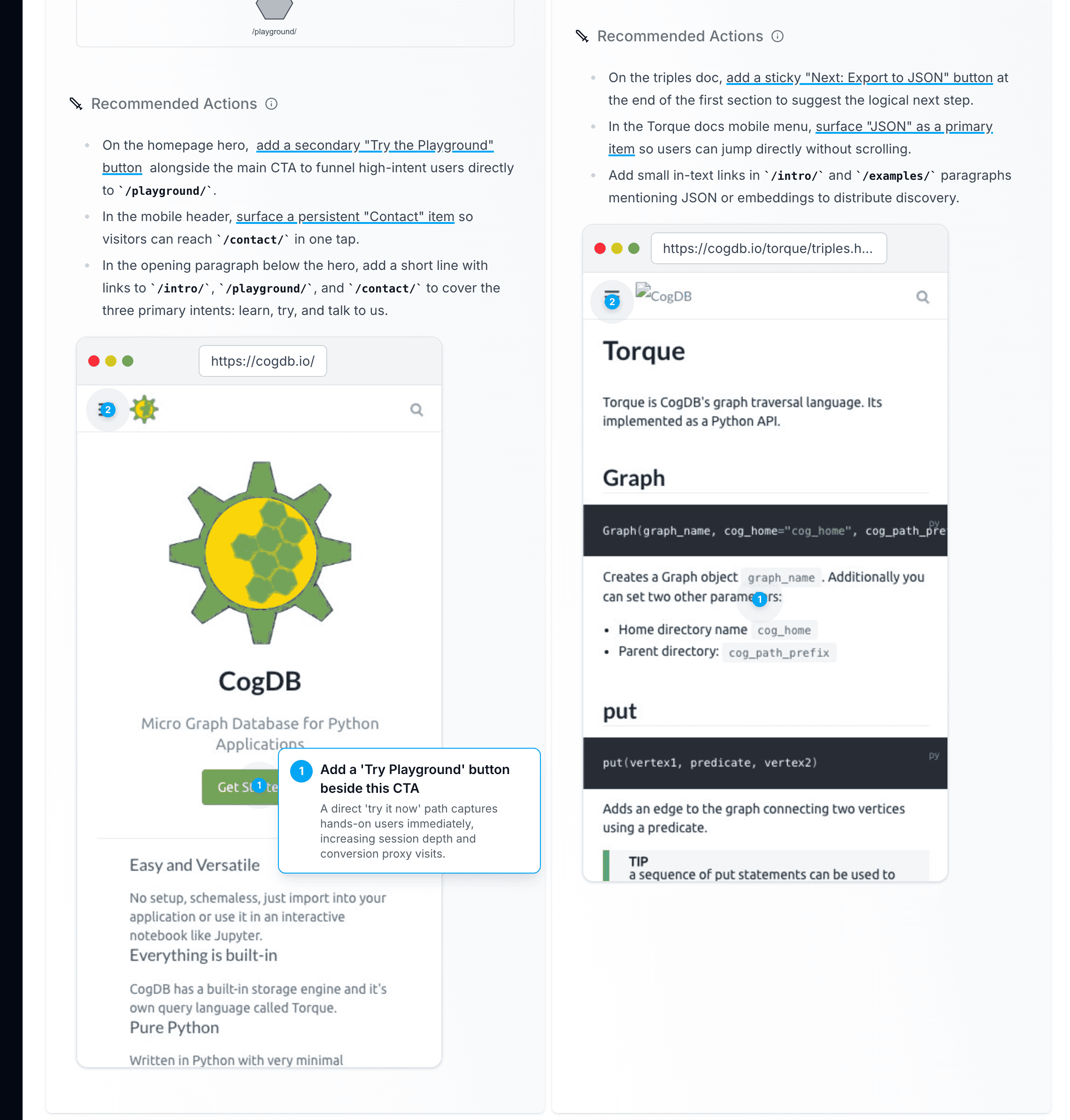 Recommendations Demo