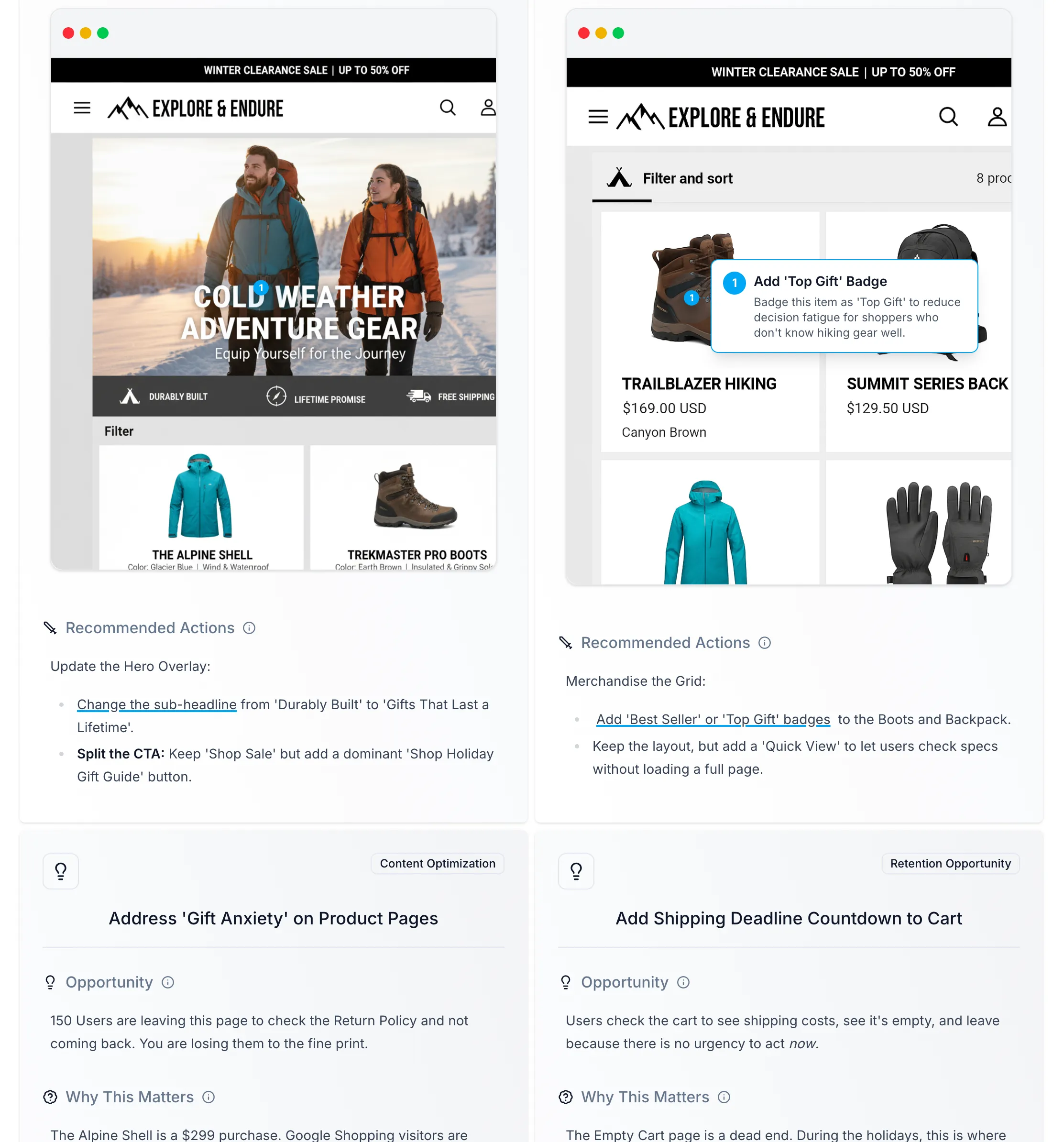 Shopper Behavior Report Preview